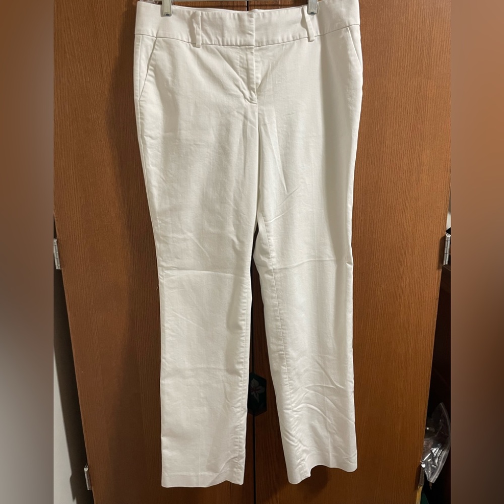 Ann Taylor Line White Trouser